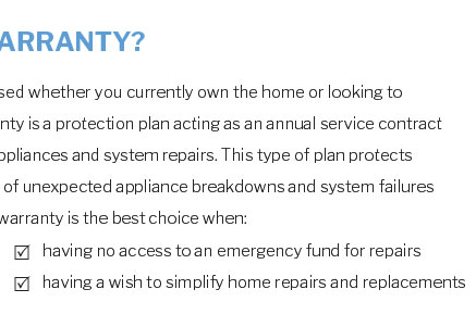 federal home warranty